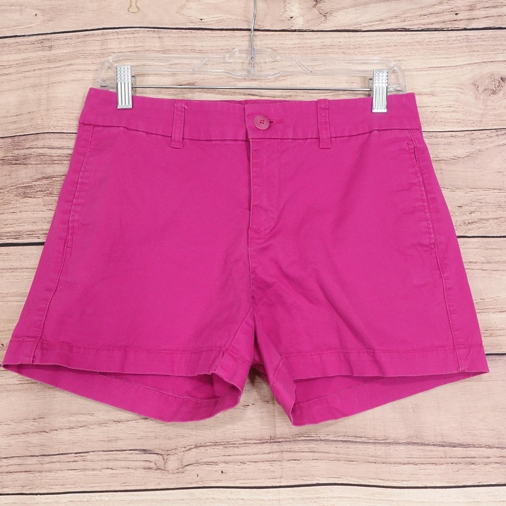 Khakis By Gap Chino Shorts Womens Size 4 Pink Twillâ 30 Waist 3.5 Inseam